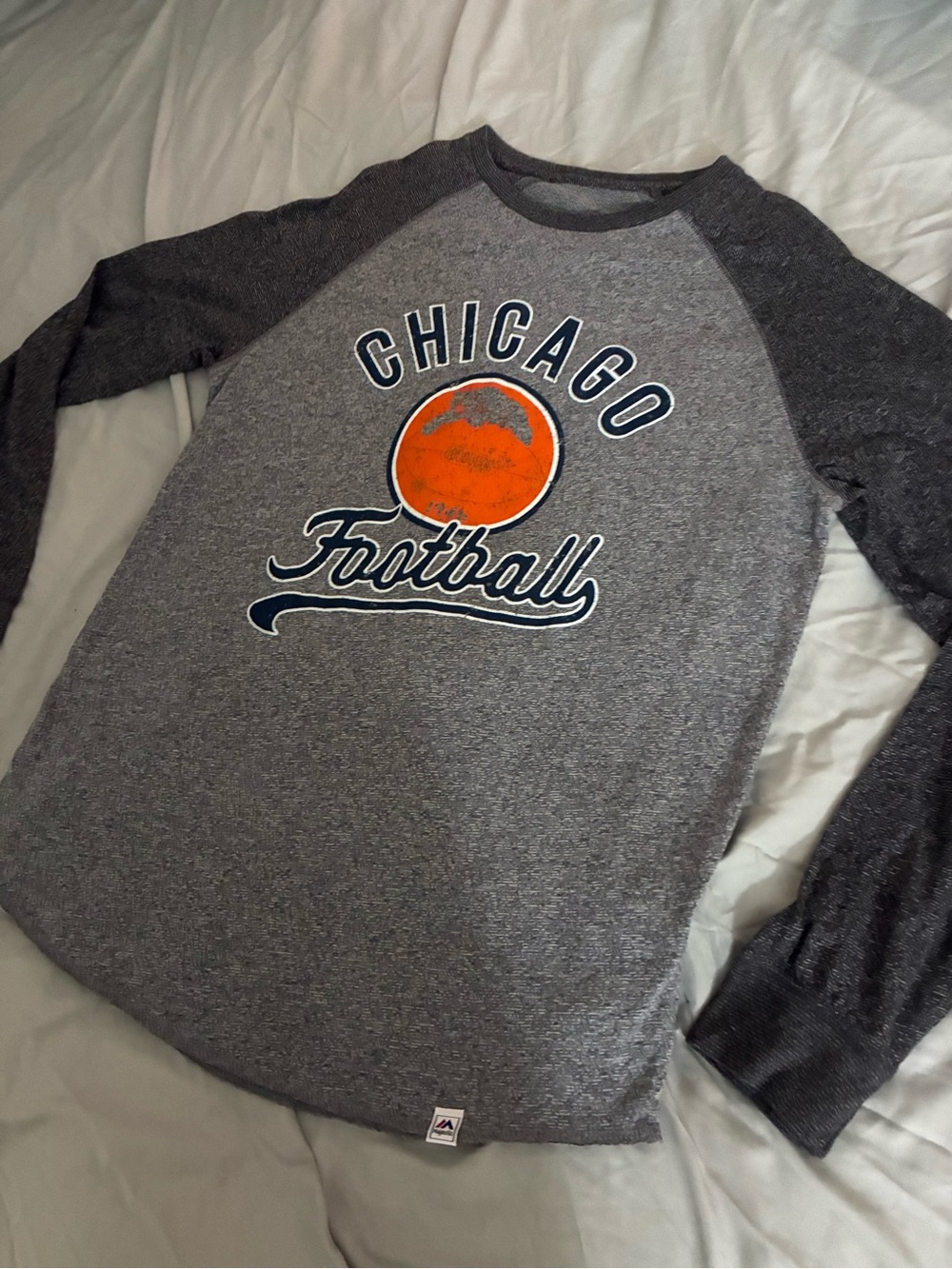 Vintage Chicago Bears Football Collectible Long Sleeve Size Medium
